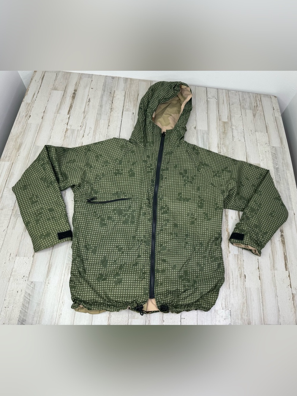 VTG Mens US Calvary Gore-Tex DCU DCN Desert Night Camo Reversible Jacket S-L - Picture 14 of 16